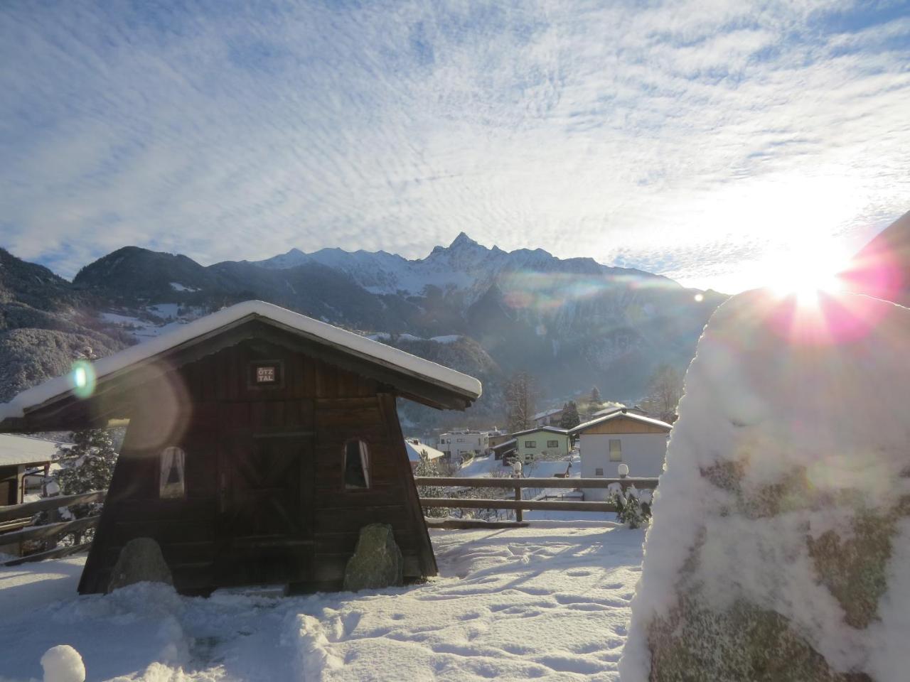 Ferienhaus Oetztal-Lodge Sautens Zewnętrze zdjęcie